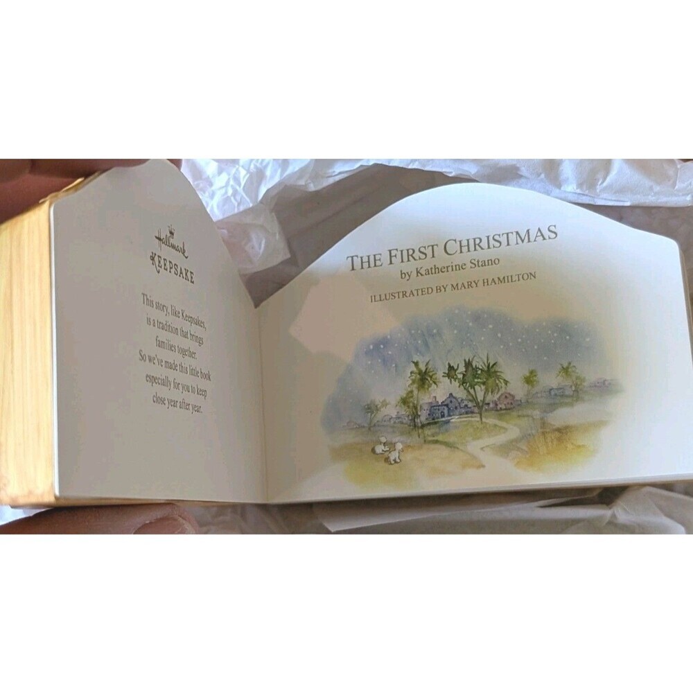 Hallmark Keepsake Tree Ornament The First Christmas Book & Ornament 2015 - Picture 9 of 9